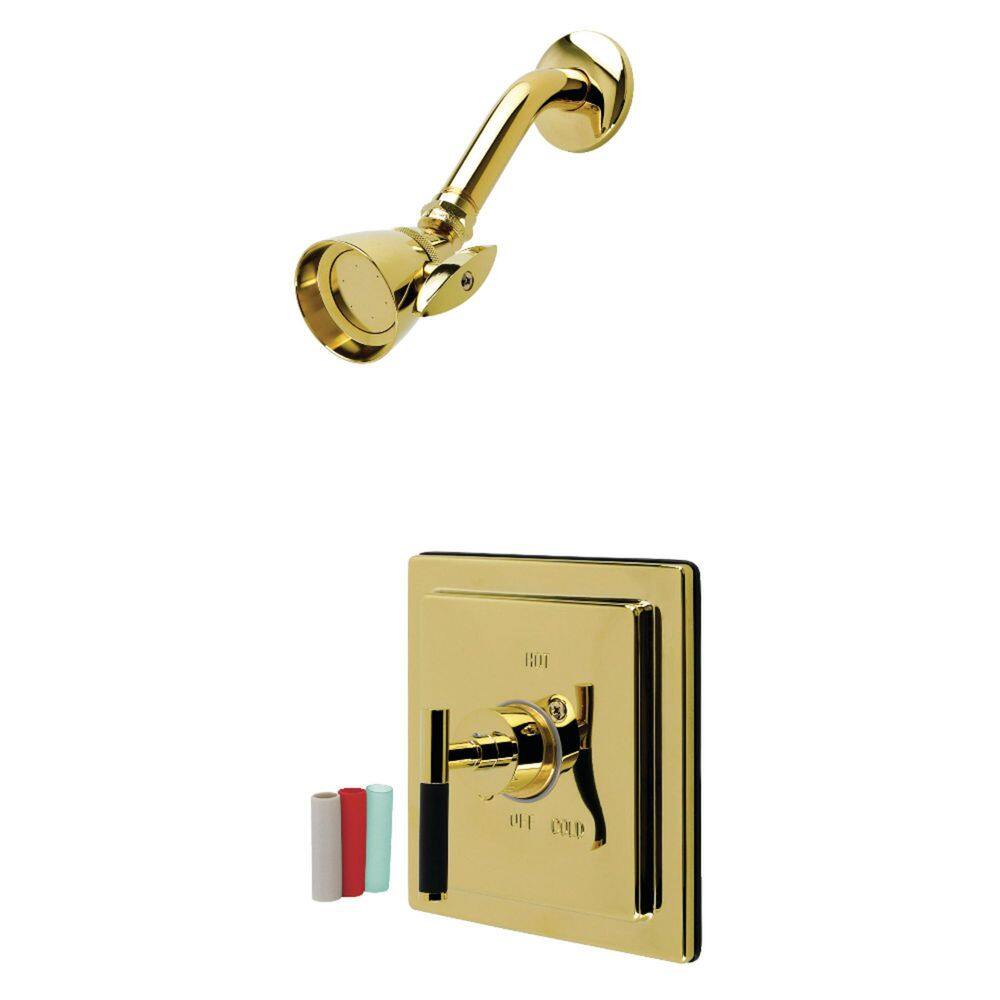 Kaiser 1-Handle Shower Faucet 1.8 GPM in Polished Brass price history on PriceWatchPro