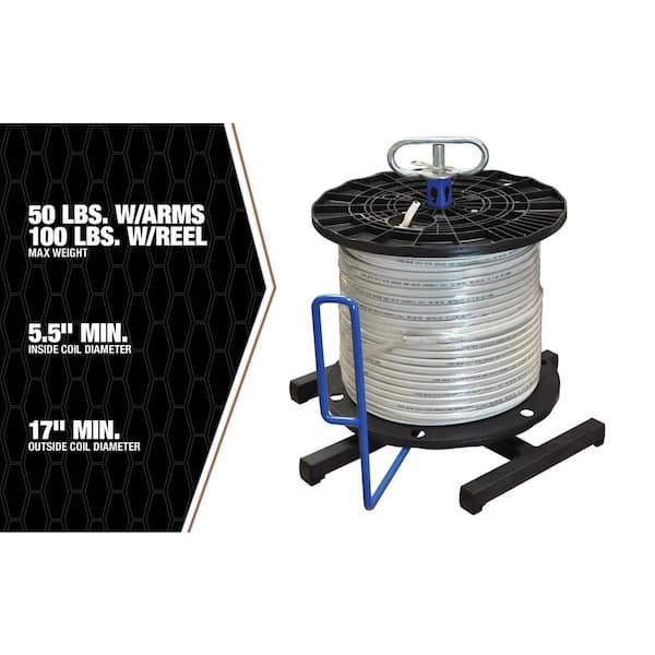 Flex Wire Cart - Load spools, packs or coils of wire using one cart 