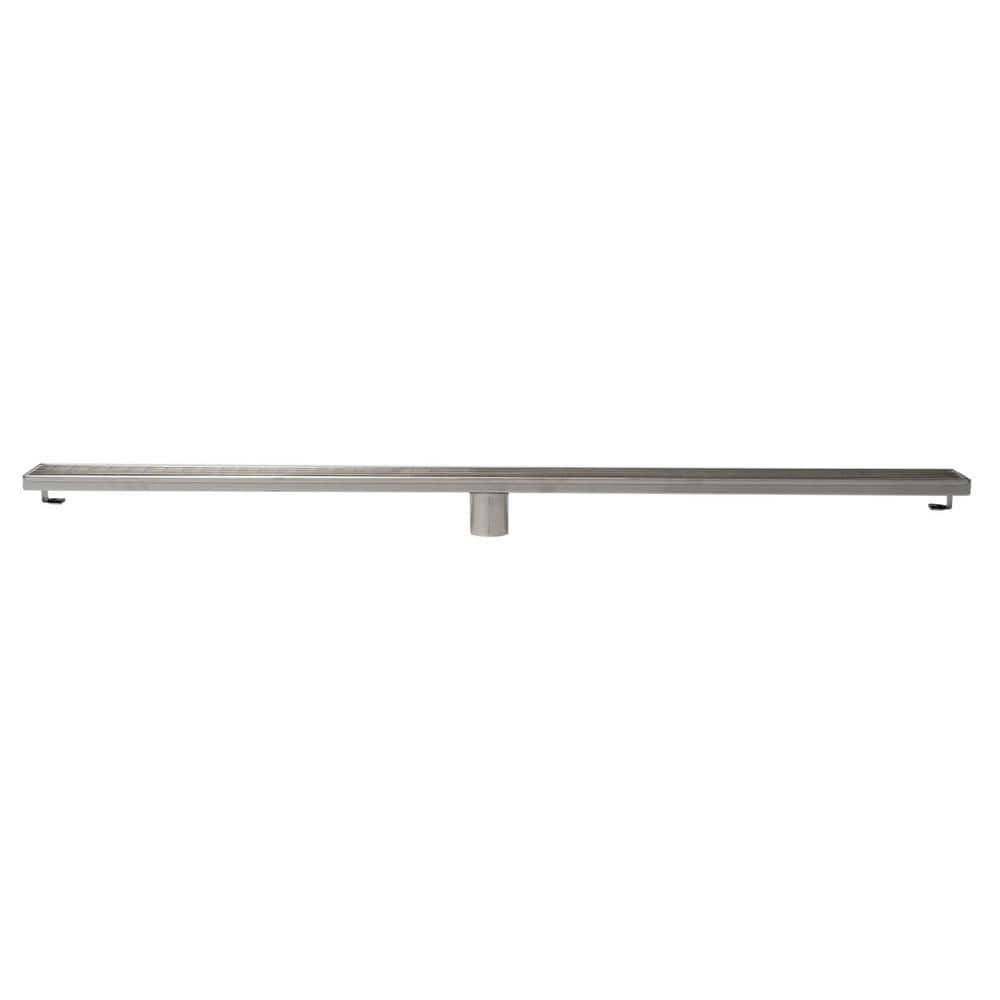 47 Inch Brushed Stainless Steel Linear Shower Drain