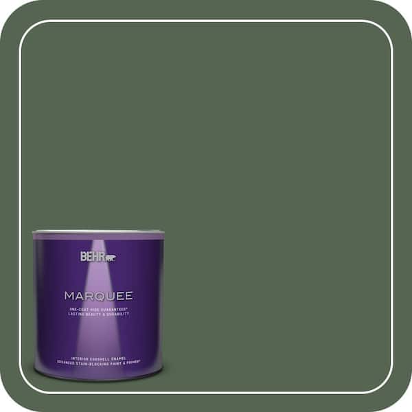 BEHR MARQUEE 1 qt. #PPU11-19 Lakeside Pine Eggshell Enamel Interior Paint & Primer