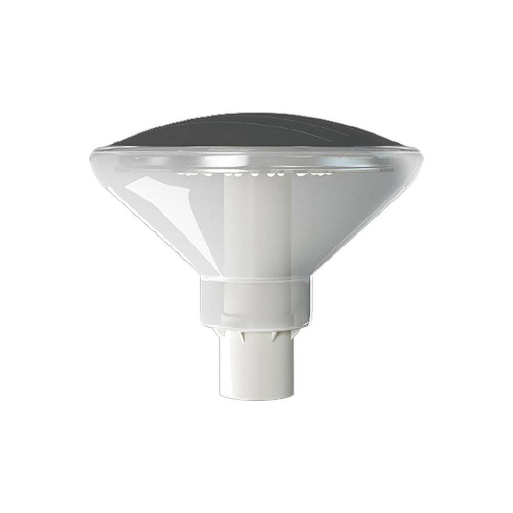 Solar Black LED Vandal Resistant Pathway Bollard Light