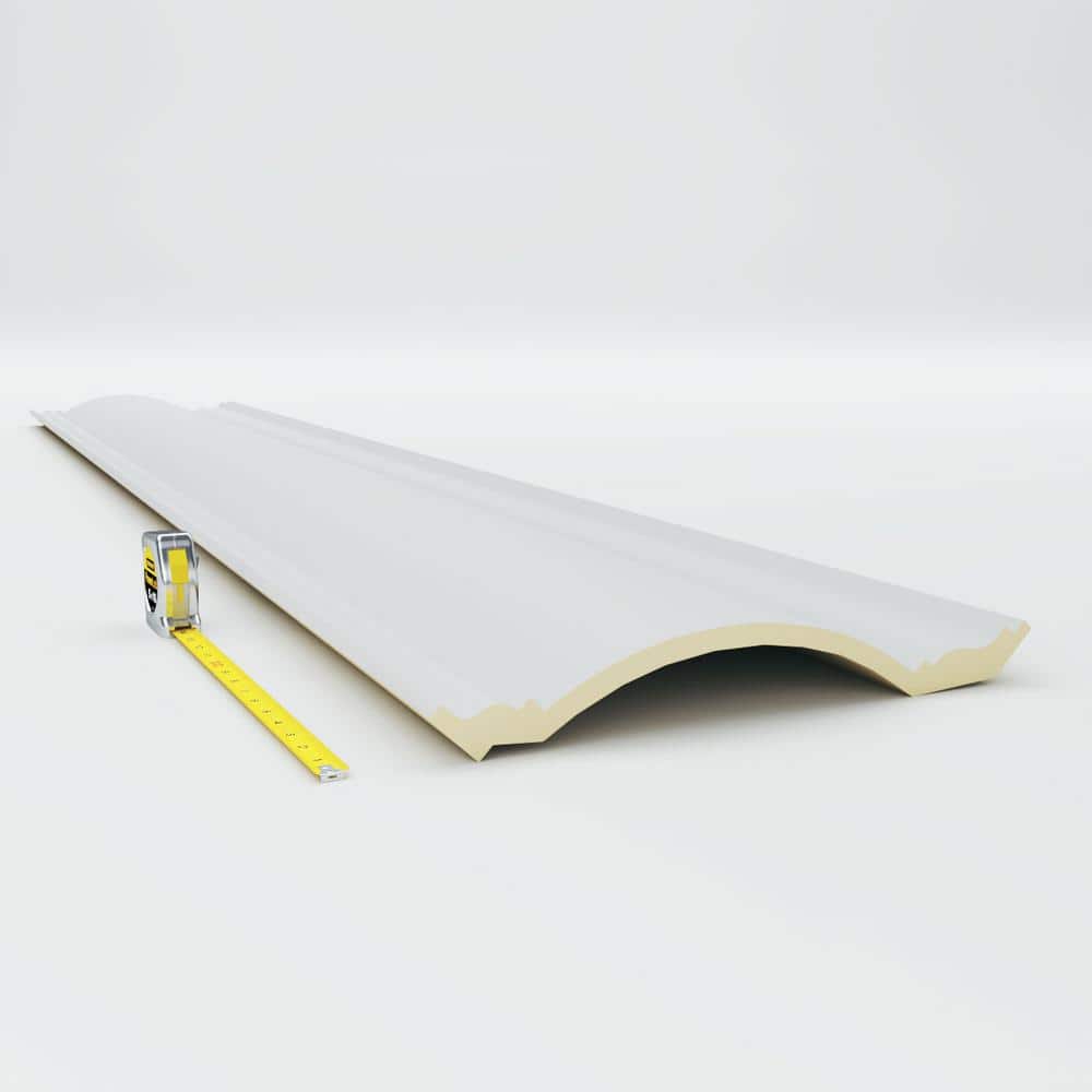 Claremont White Polyurethane Crown Moulding 94.5" Length