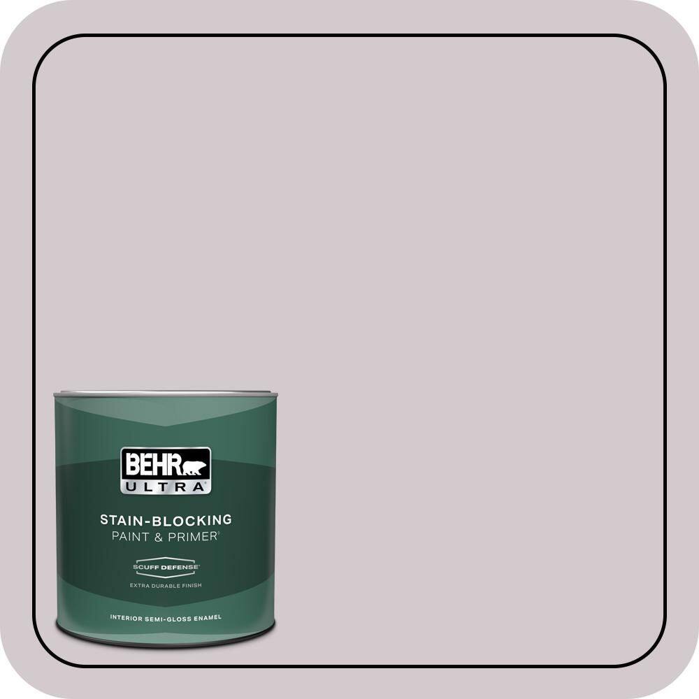 1 qt. #N110-1 Dusty Lilac Extra Durable Semi-Gloss Enamel Interior Paint & Primer price history on PriceWatchPro