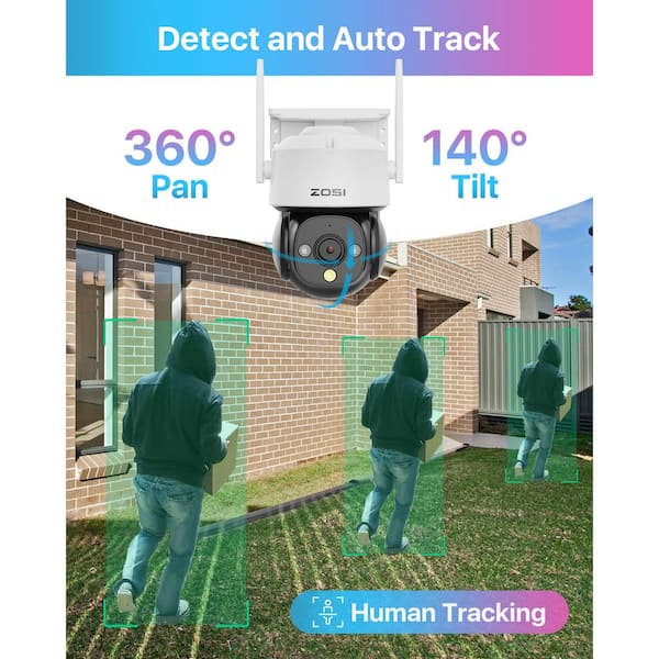  TUYA Security Camera Outdoor, 2K Wireless PTZ Camera, WiFi Pan  Tilt Dome Camera Works with Alexa & Google Assistant, Floodlight/2-Way  Audio/Motion Detection/Activity Alert/Auto Tracking/Smart Life App :  Electronics
