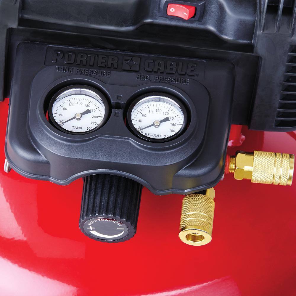 Porter-Cable C2002 6 Gal. 150 PSI Portable Electric Pancake Air Compressor