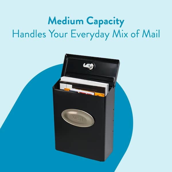 NACH Mailboxes For Outside Wall Mount, 12 X 4.5 X 10