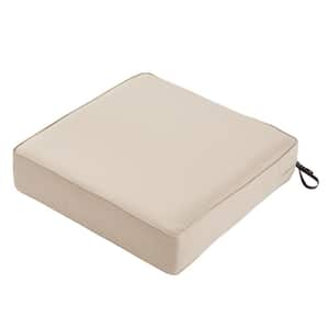 Montlake Antique Beige 23 in. W x 23 in. D x 5 in. T Outdoor Lounge Chair Cushion
