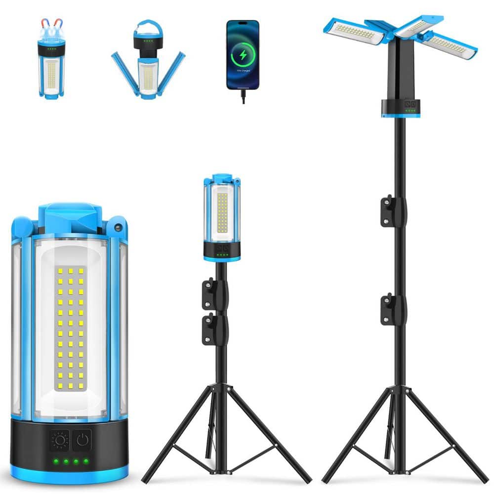 BeamBox 120 Volt Integrated LED Rechargeable Camping Work Light