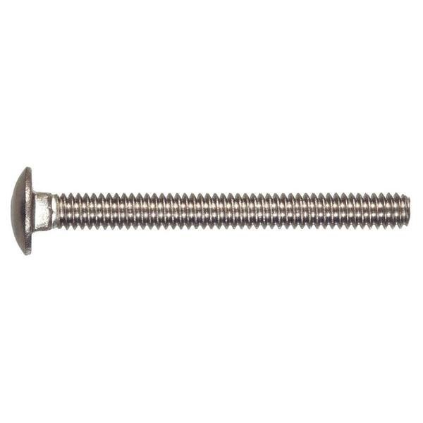1/4-20 x 1-1/4 Stainless Steel Carriage Bolts Grade 18-8 Qty 1000 