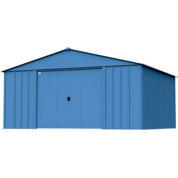 Arrow Classic Storage Shed 12 ft. W x 14 ft. D x 7 ft. H Metal Shed 160 sq. ft.