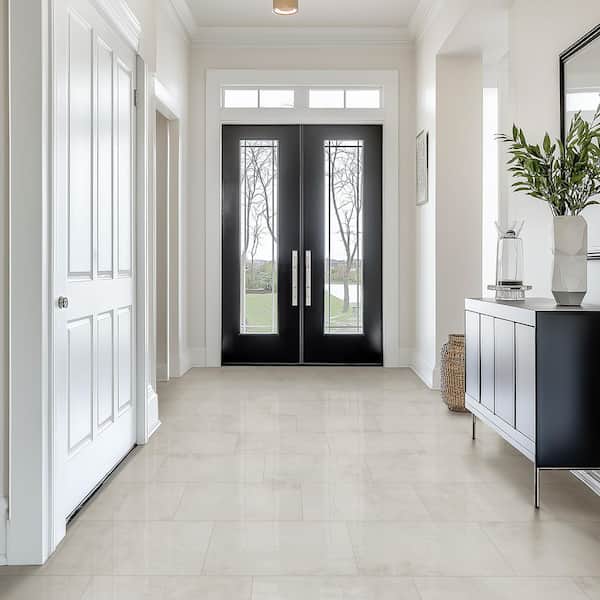 London Blanco 12 in. x 24 in. Polished Porcelain Floor and Wall Tile (512 sq. ft./Pallet)
