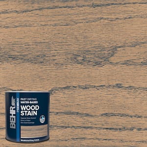 1 qt. TIS-086 Weathered Gray Transparent Water-Based Fast Drying Interior Wood Stain