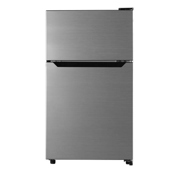 Hisense 3.3 cu. ft. Mini Refrigerator in Brushed Silver