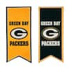 Evergreen 1.04-ft W x 1.5-ft H Embroidered Green Bay Packers Flag