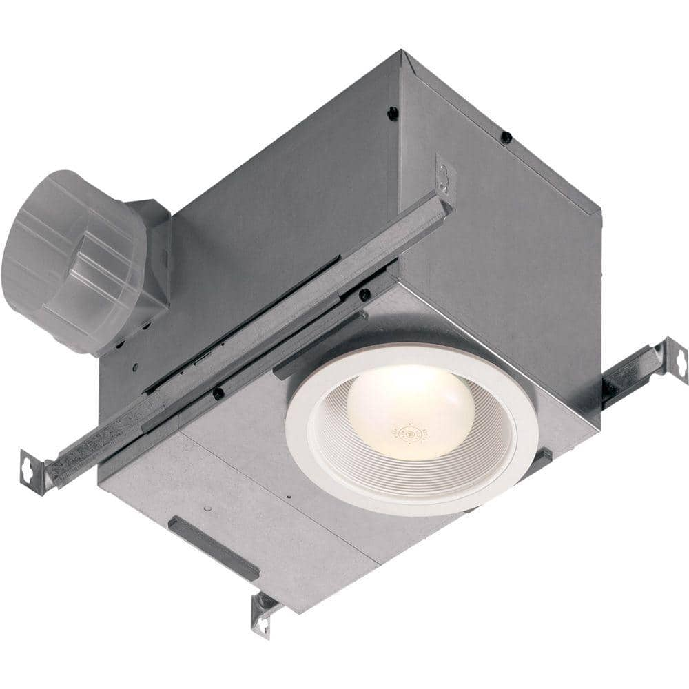 Broan Nutone 70 Cfm Ceiling Bathroom Exhaust Fan With Recessed Light 744nt The Home Depot