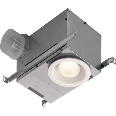 70 CFM Ceiling Bathroom Exhaust Fan with Recessed Light
