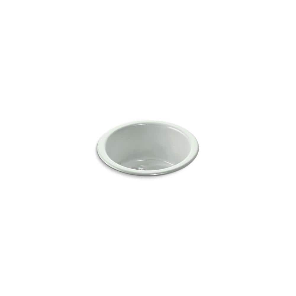 Porto Fino Cast Iron 18.5 in. Drop-In/Undermount Bar Sink in Sea Salt price history on PriceWatchPro