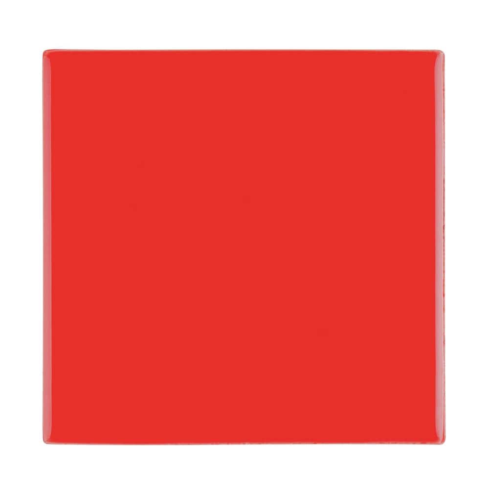 Restore Red 4-1/4 in. x 4-1/4 in. Glazed Ceramic Wall Tile (12.5 sq. ft / C