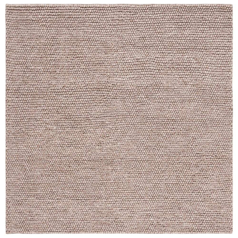 SAFAVIEH Natura Brown 6 ft. x 6 ft. Gradient Square Area Rug NAT620T ...