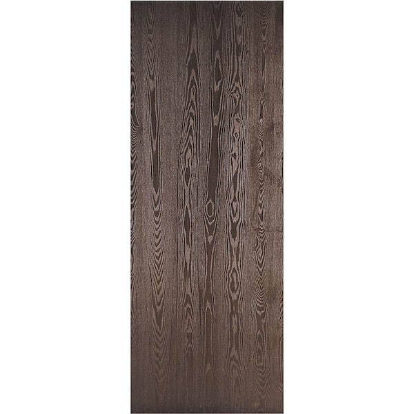 Masonite Legacy Textured Flush Hardboard Solid Core Walnut Veneer ...