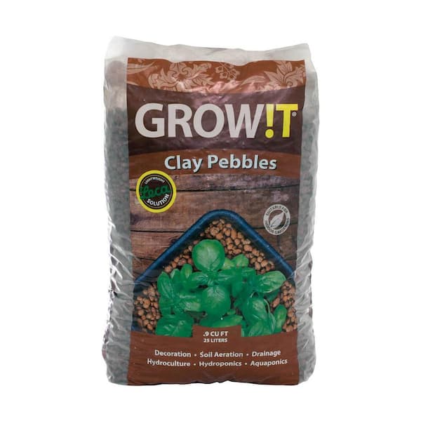  HOT SEAL 1.9 LB Clay Pebbles, 3-4mm Gardening