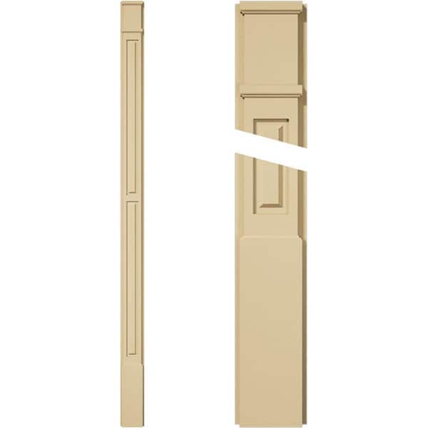 Ekena Millwork 2 in. D x 6 in. W x 108 in. L Primed Polyurethane Pilaster 1- Pack