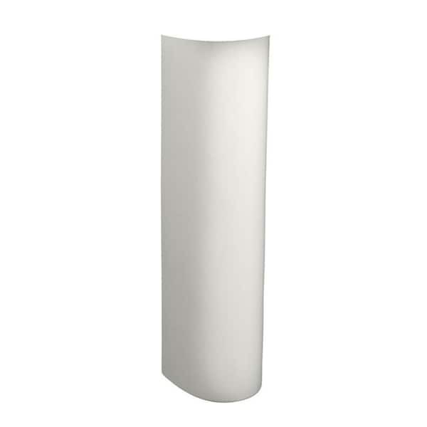 American Standard Evolution Vitreous China Bathroom Sink Leg for Pedestal Sink 7 in. W x 6.25 in. D in White