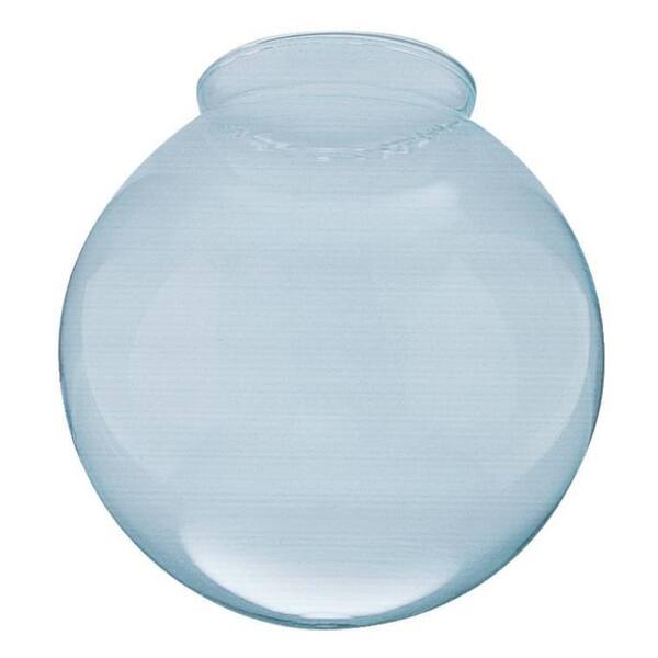Westinghouse 8 in. Handblown Gloss Clear Globe with 4 in. Fitter
