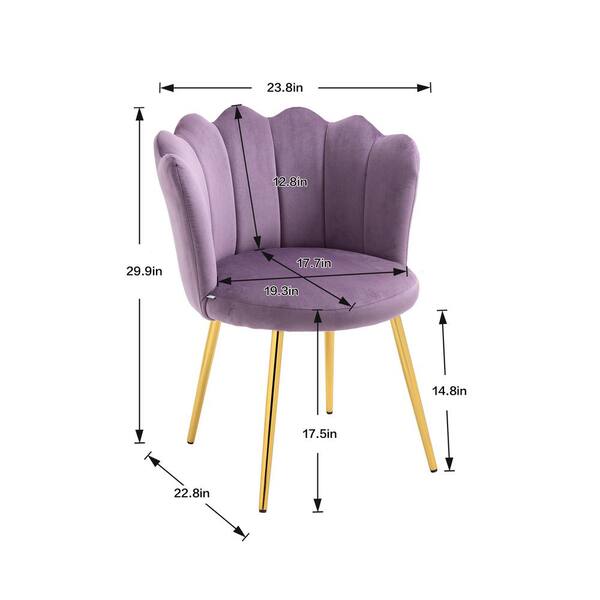 modern purple chair