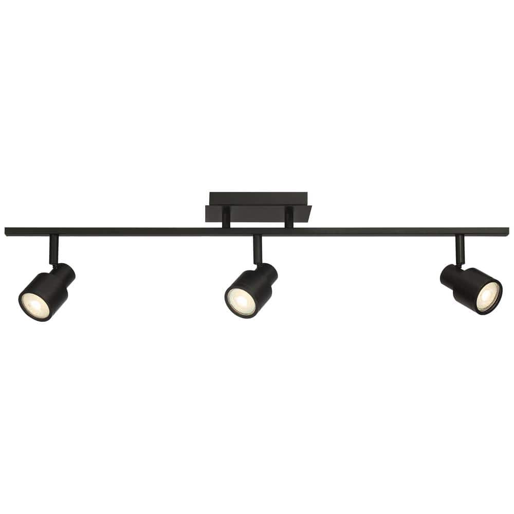 Matte Black Integrated LED Flexible Track Pendant