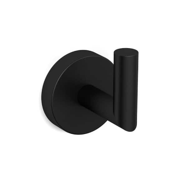 Nameeks Luxury Hotel Wall Mounted Bathroom Hook in Black