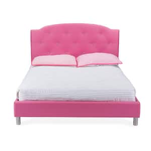 Canterbury Pink Full Upholstered Bed
