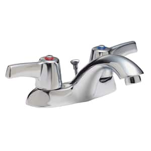 Commercial 4 in. Centerset 2-Handle Bathroom Faucet in Polished Chrome