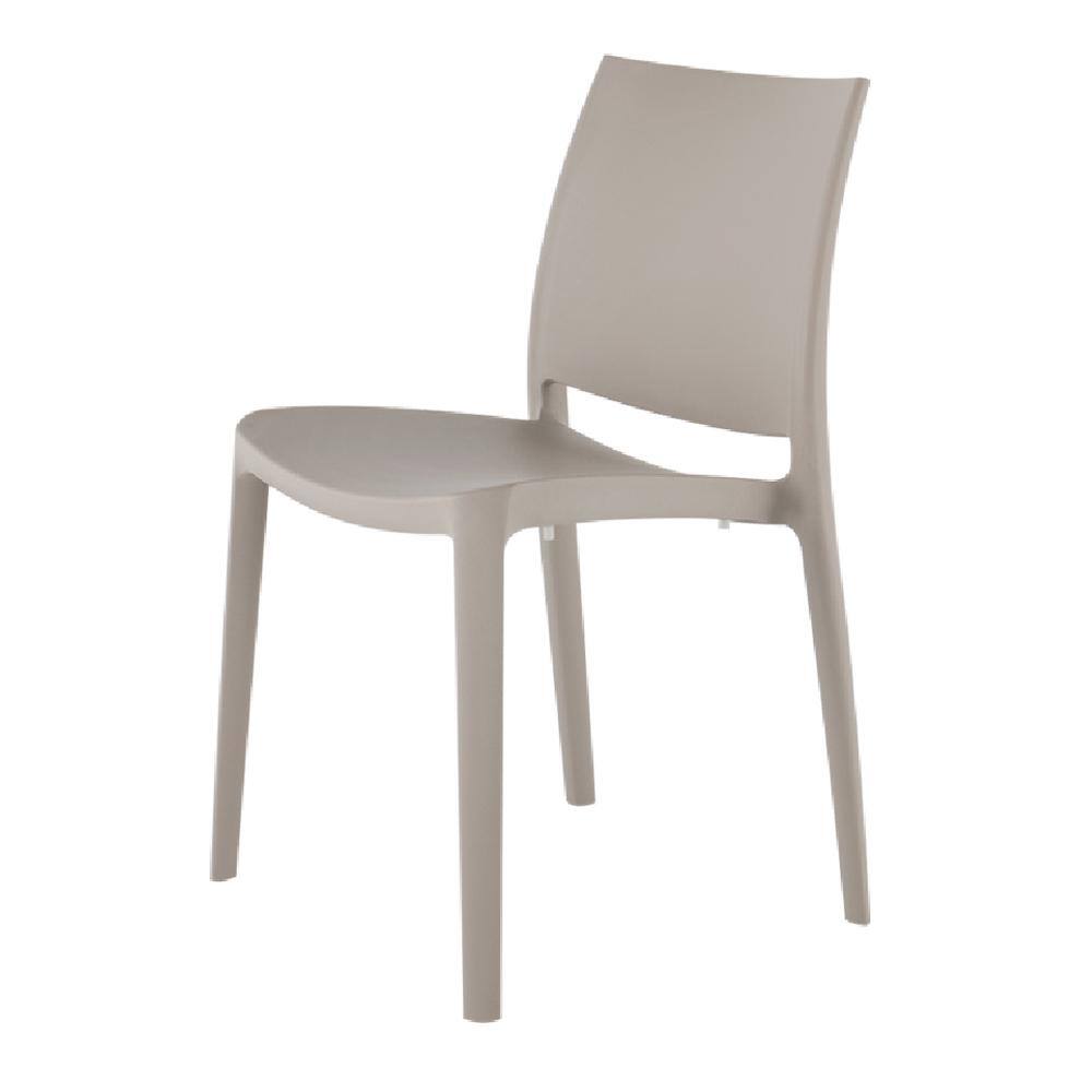 Lagoon Sensilla 4-Piece Stackable Gray Dining Chair Set