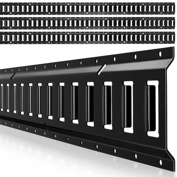 E-Track Tie-Down Rails, 4Pack, 7.7 ft. E Track Rails Secures Cargo&Heavy Loads Up to 2,000 lbs., Trailer Tie-Down System
