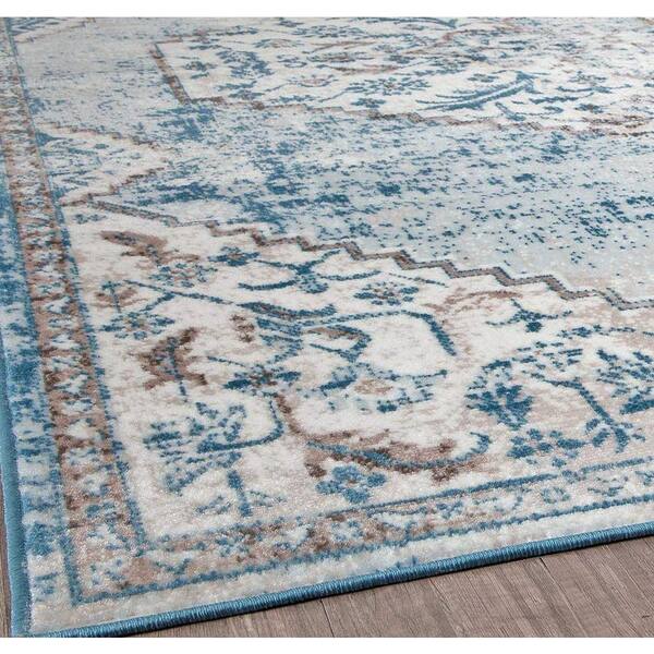 Blue Chill 5'0X7'0 Rugs America Area Rug