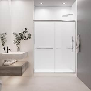 NANAWO 60 in. W x 72 in. H Double Sliding Framed Shower Door in