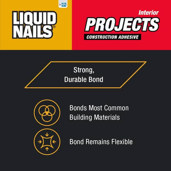 Liquid Nails Projects 10 oz. Tan Latex Interior Construction