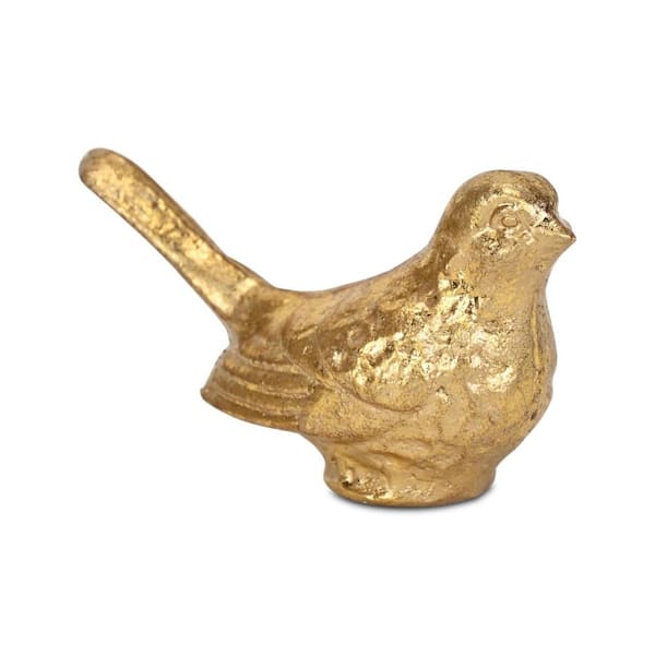 Gold 4.5 in. x 2.75 in. Novelty Metal Figurine