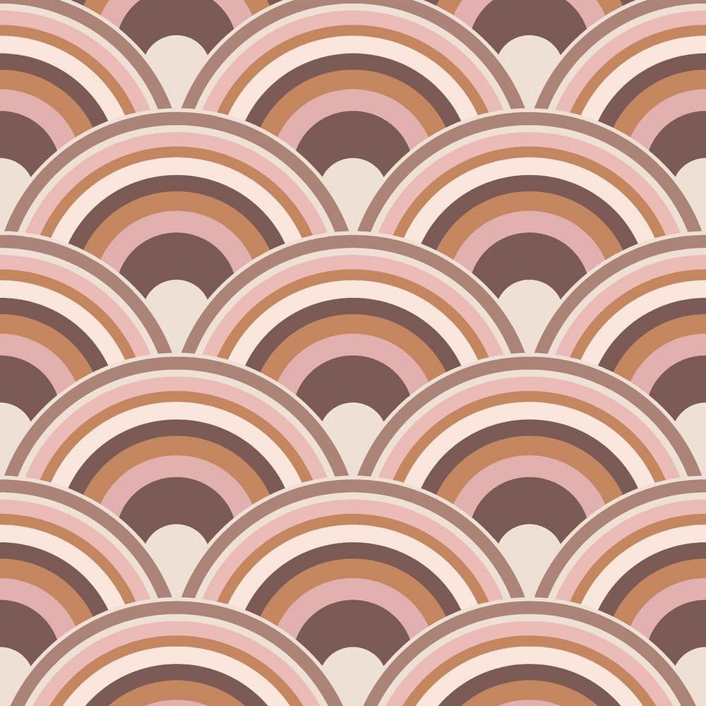 Envy Mood Peachy Matte Non Woven Removable Paste the Wall Wallpaper 118609  - The Home Depot