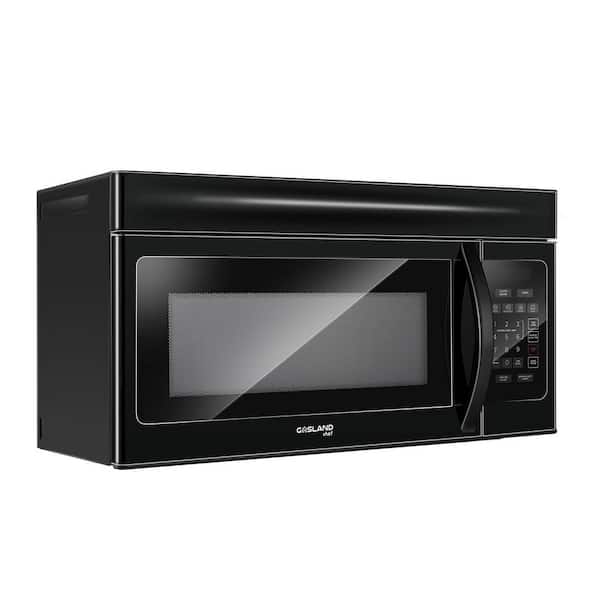 1.6 cu. ft. 30 in. 300 CFM 1000-Watt Over the Range Microwave Oven in Black