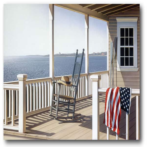 Celebrate 250 American Porch II 18x26 Gallery-Wrapped Canvas Wall Art