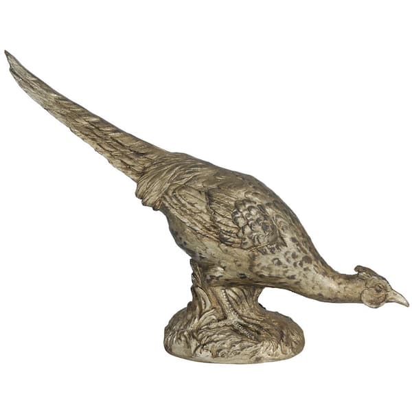 A & B Home 14 in. Pheasant Decorative Statue