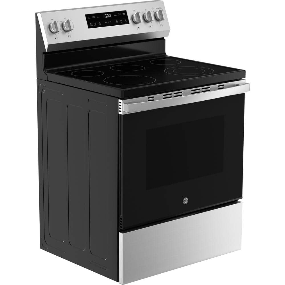 Stainless Steel 30" Free-Standing Electric Range with Self-Cleaning