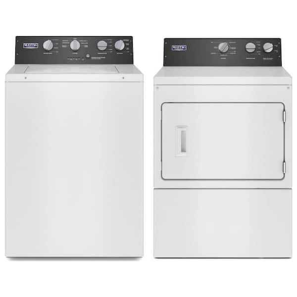 3.5 cu.ft. Top Load Washer with Agitator and 7.4 cu.ft. Dryer Set