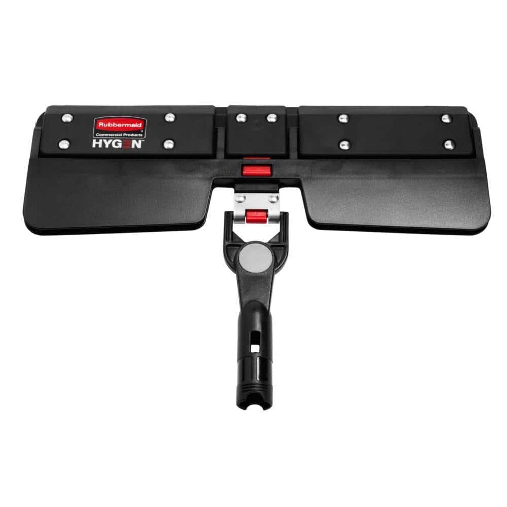 17" Black and Silver Lightweight Aluminum Flat Mop Frame