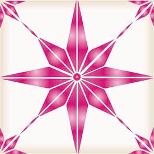 Pink B16 4 in. x 4 in. Vinyl Peel and Stick Tile (24 Tiles, 2.67 sq.ft./pack)