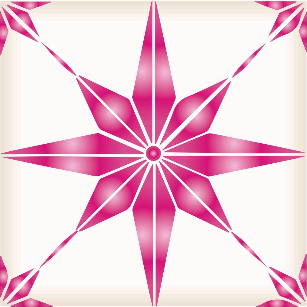 Pink 6 in. x 6 in. Vinyl Peel and Stick Tile (24 Tiles, 6 sq. ft./Pack) price history on PriceWatchPro