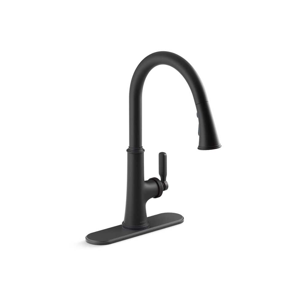 KOHLER Adva Single Handle 3-Function Pull Down Sprayer Kitchen
