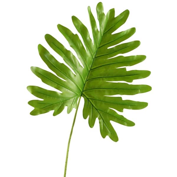 D&W Silks Artificial Indoor Jumbo Cellium Philo Leaf (Set of 3)